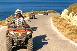 Depuis La Canée/Platanias : safari en quad/buggy avec transfert depuis l'hôtel